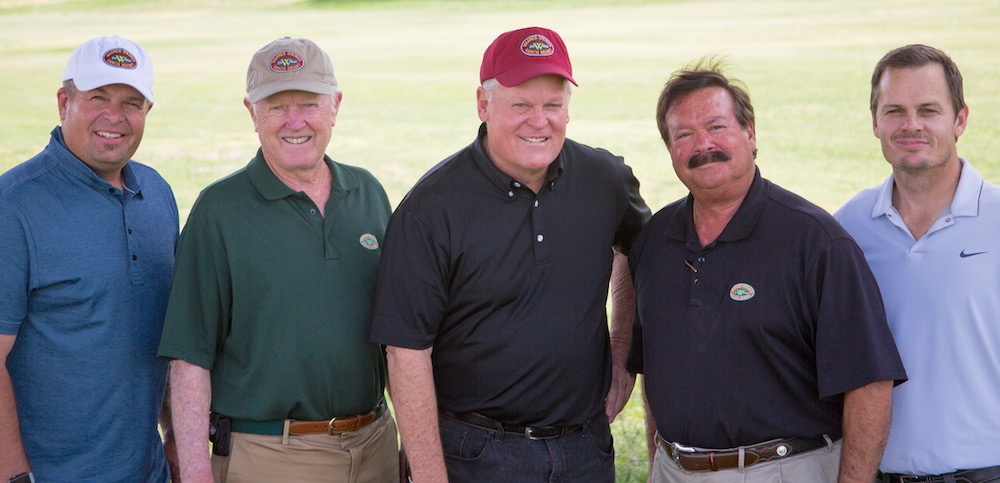 Warner Springs Ranch Golf Club team, from left: Johnny Miller,Jr., Bill McWethy, Johnny Miller, Fred Grand and Andy Miller. (Credit: Credit Carrisito Captures-Rowlynda Moretti Photography)