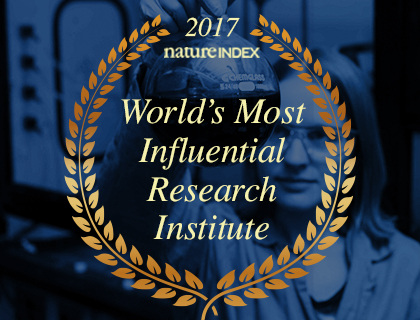 TSRI ranks number one, above other internationally renowned research institutes.