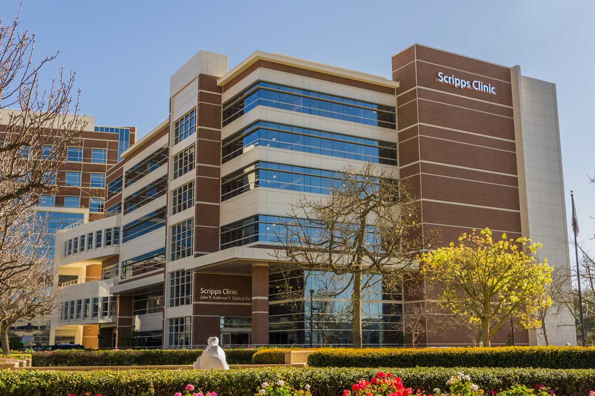 View of Anderson Medical Pavilion, located on the campus of Scripps Memorial Hospital La Jolla. (Courtesy of Scripps Health)