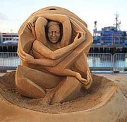 Sand sculpture