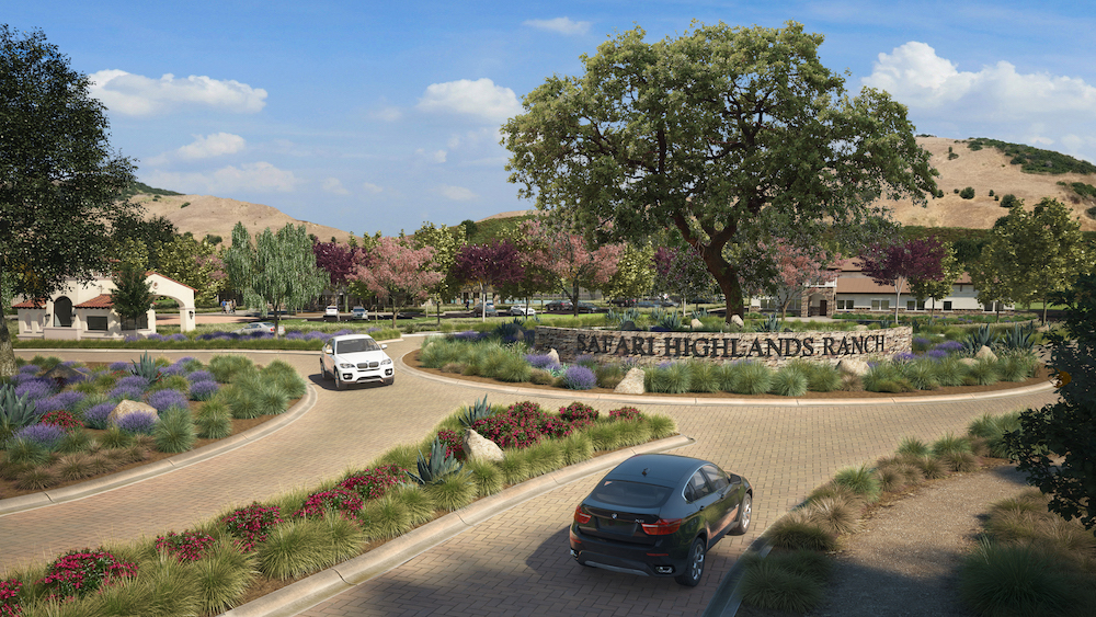Rendering of Safari Highlands Ranch proposed by Concordia Homes.