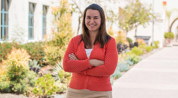 Sara Vogel (Photo by Joe Kendall/The Daily Aztec)