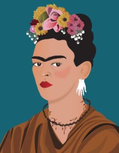 Painting: ‘Los Colores de Frida’ by Ada Herrera