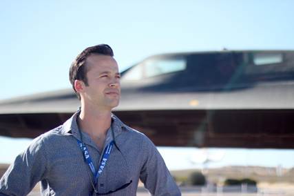 Shawn More recently participated in the NASA Community College Aerospace Scholars Program at the Neil Armstrong Flight Research Center at Edwards Air Force Base. More enrolled at City College after serving nine years in the U.S. Navy. (Photo provided by Shawn More)