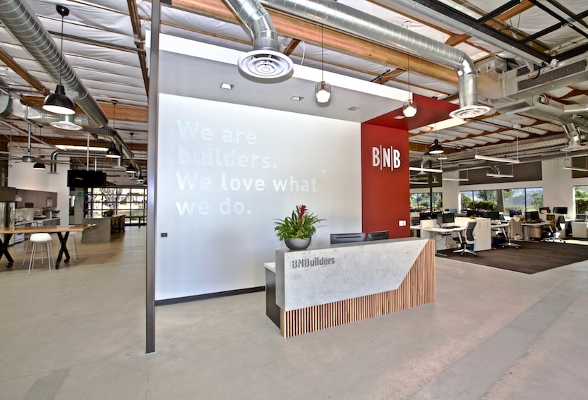 BNBuilders’ new 10,000-square-foot office was designed by Ware Malcomb.