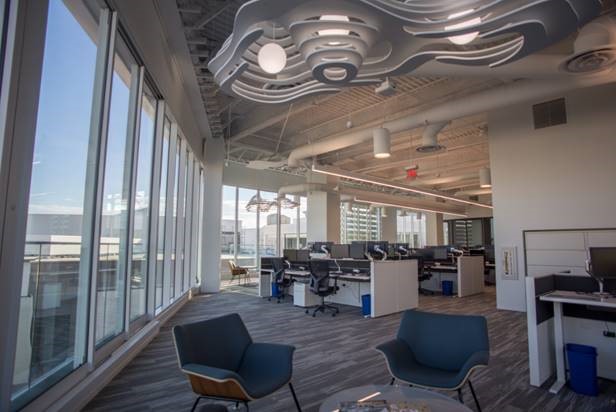 The new space is part of CBRE’s global Workplace360 initiative.