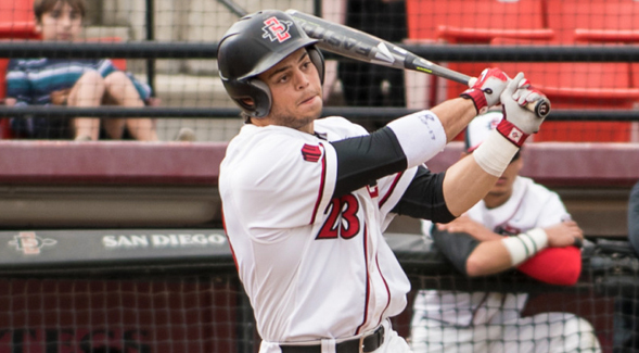 SDSU outfielder Chad Bible (Credit: GoAztecs)