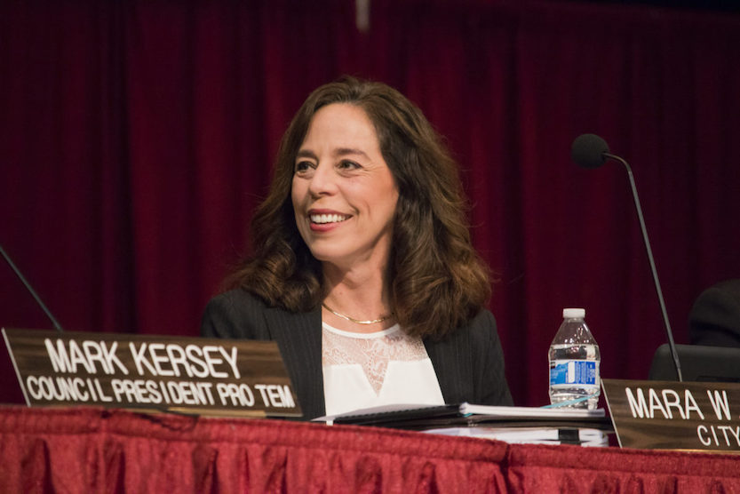 City Attorney Mara Elliott (Photo by Adriana Heldiz, assistant digital manager, Voice of San Diego)