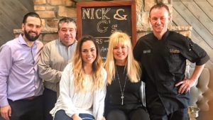 Nick & G’s management team: Kevin Ashe, Tim Snyder , Leah Mizrahi, Sandy Dicicco and Brian Freerksen.