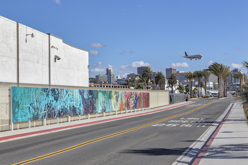  Airport mural (Photo by Pablo Mason, Courtesy of San Diego International Airport)