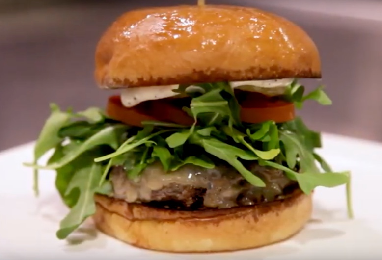 The Blended Burger prepared at SDSU. (Photo courtesy of SDSU)