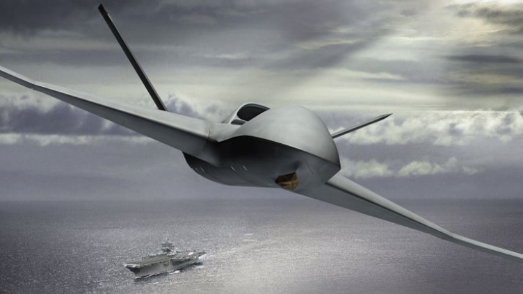 An artist's impression of what a GA-ASI Sea Avenger-based offering for the US Navy’s MQ-25 Stingray requirement might look like. (Source: GA-ASI)