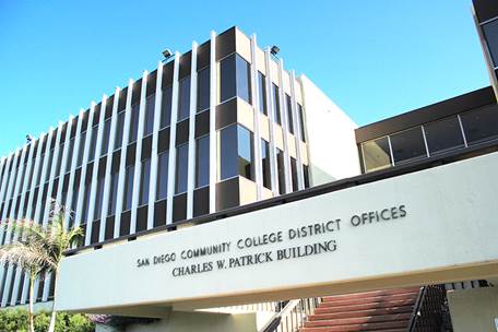 The San Diego Community College District office in Mission Valley.