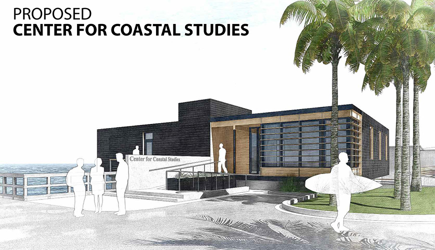 Rendering of the Center for Coastal Studies (Credit: UC San Diego)