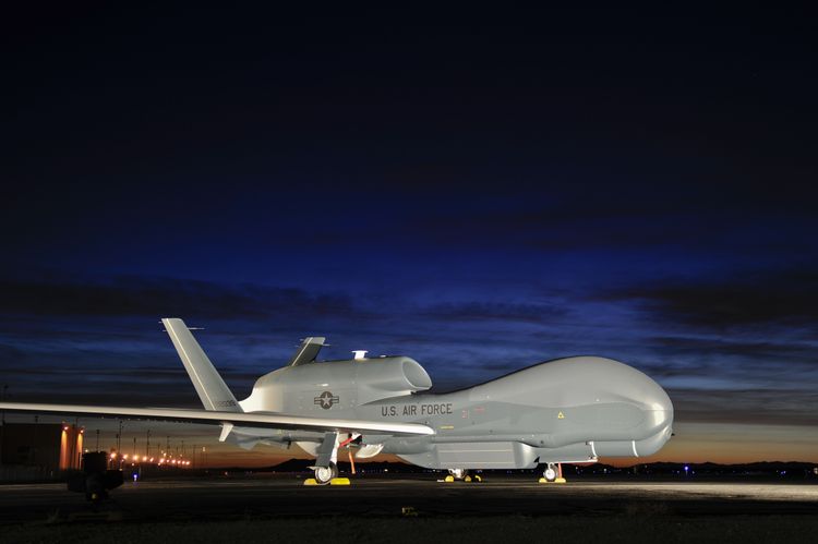 The high altitude, long endurance Global Hawk aircraft, in active operation with the U.S. Air Force since 2001, has amassed more than 250,000 flight hours with missions flown in support of military and humanitarian operations. (Photos courtesy of Northrop Grumman)