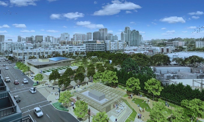 Rendering of East Village Green Park. (Credit: Civic San Diego)