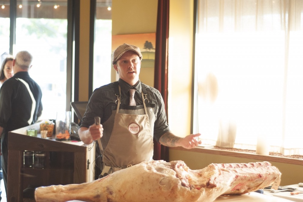 Trey Nichols, one of the owners of the Heart and Trotter Butchery. (Credit: Heart and Trotter Butchery)