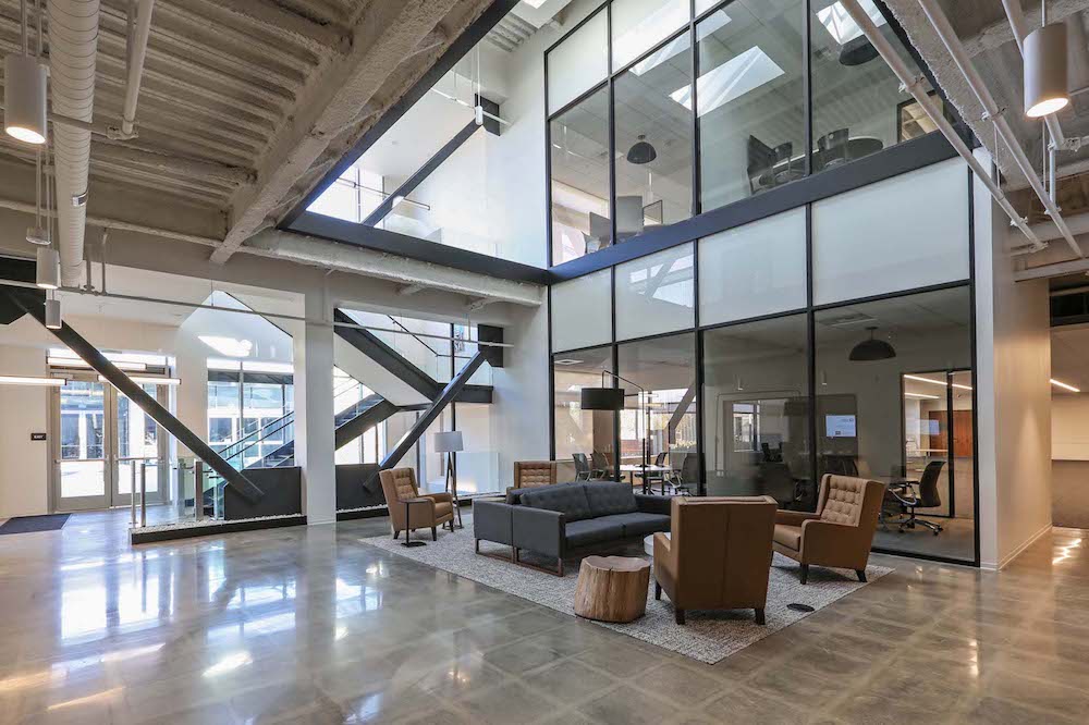 Renovate America's new headquarters in the Rancho Vista Corporate Center. (Photos courtesy of Pacific Building Group)
