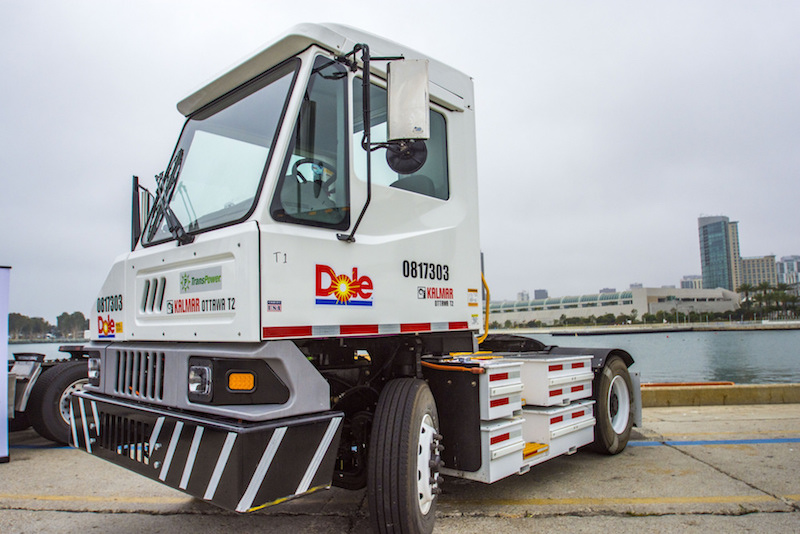 A Dole sustainable-freight vehicle. (Courtesy of Port of San Diego)