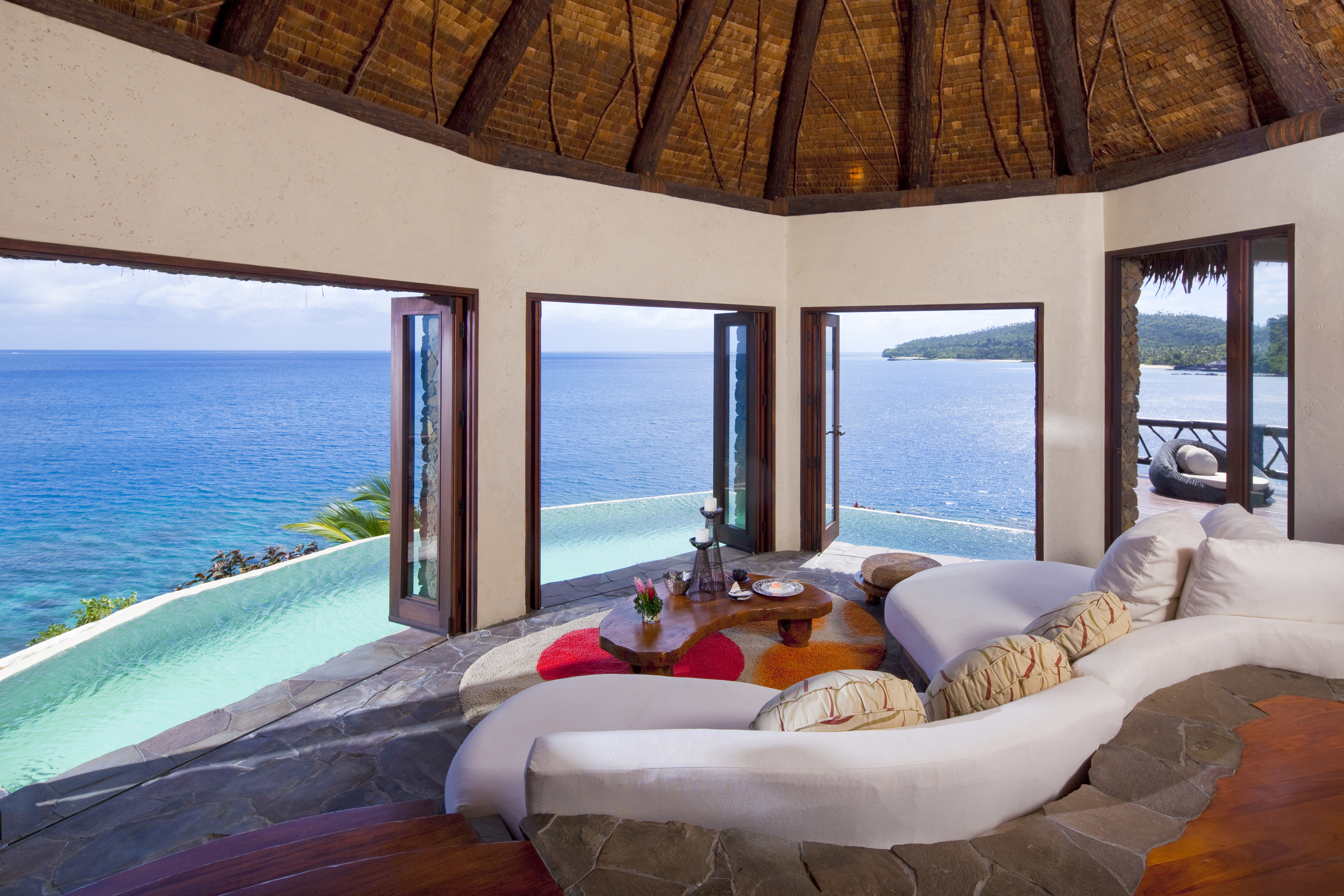 Prepare to pay $4,800 a night in a Laucala Island villa.