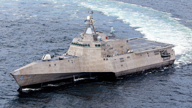 The USS Coronado, a littoral combat ship built by Austal USA. (Navy photo)