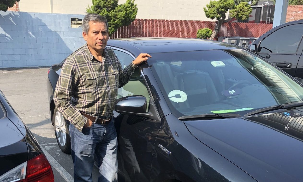 Edhuar Arellano has been driving for Uber and Lyft for four years. He says the companies should make drivers employees. (Photo courtesy of Edhuar Arellano)