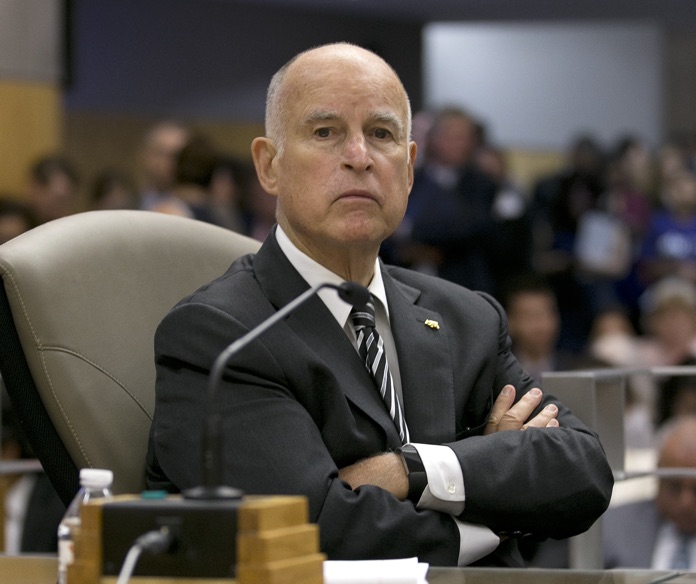 Gov. Jerry Brown. (Photo by Rich Pedroncelli, AP, via CALmatters)