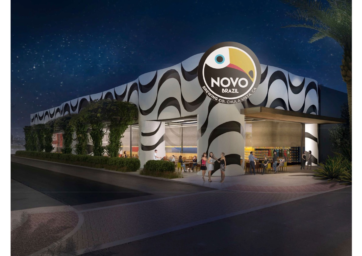 Rendering of Novo Brazil's second location in the Otay Ranch Town Center, set for opening in early 2019. (Photo courtesy of Novo Brazil)