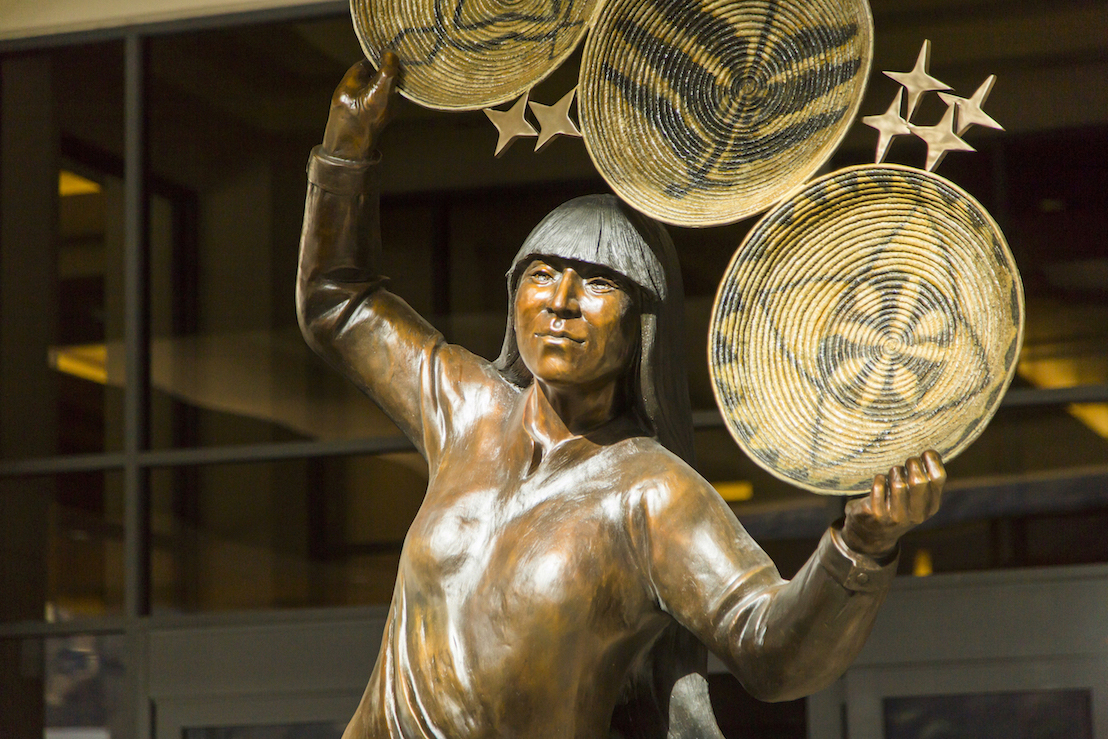 Top of "The Milky Way Woman" at Harrah's Southern California (Photo courtesy of Rincon Band of Luiseño Indians)