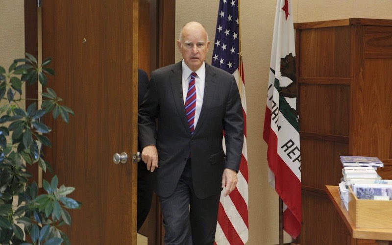 Gov. Jerry Brown (Photo by Max Whittaker, courtesy of CALmatters)