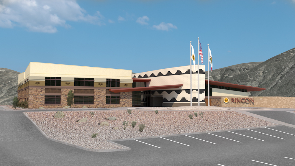 Front view of the Rincon Government Center. (Photos courtesy of the Rincon Band of Luiseño Indians)