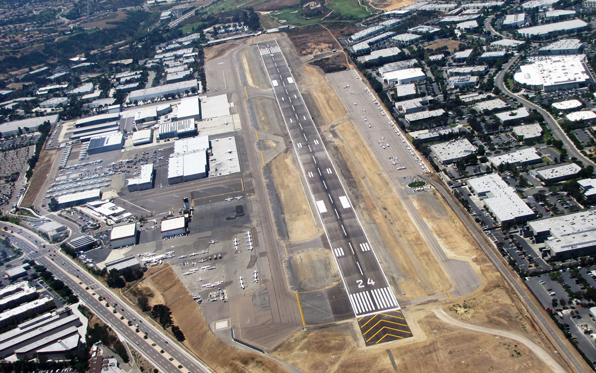 McClellan-Palomar Airport runway. (Credit: County of San Diego)