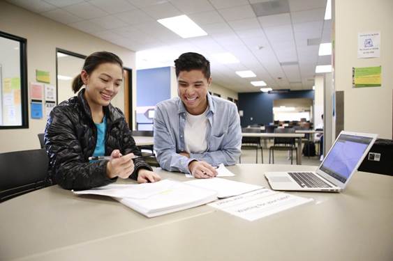 Students receive tutoring and other support services at San Diego Miramar College’s Academic Success Center.