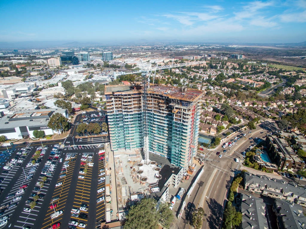 UTC Residential Tower under construction