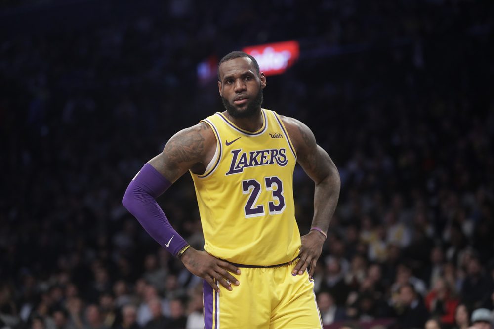 LeBron James signed a $153.3 million contract with the Los Angeles Lakers and California will get its share in taxes. (Photo by Frank Franklin II, Associated Press)