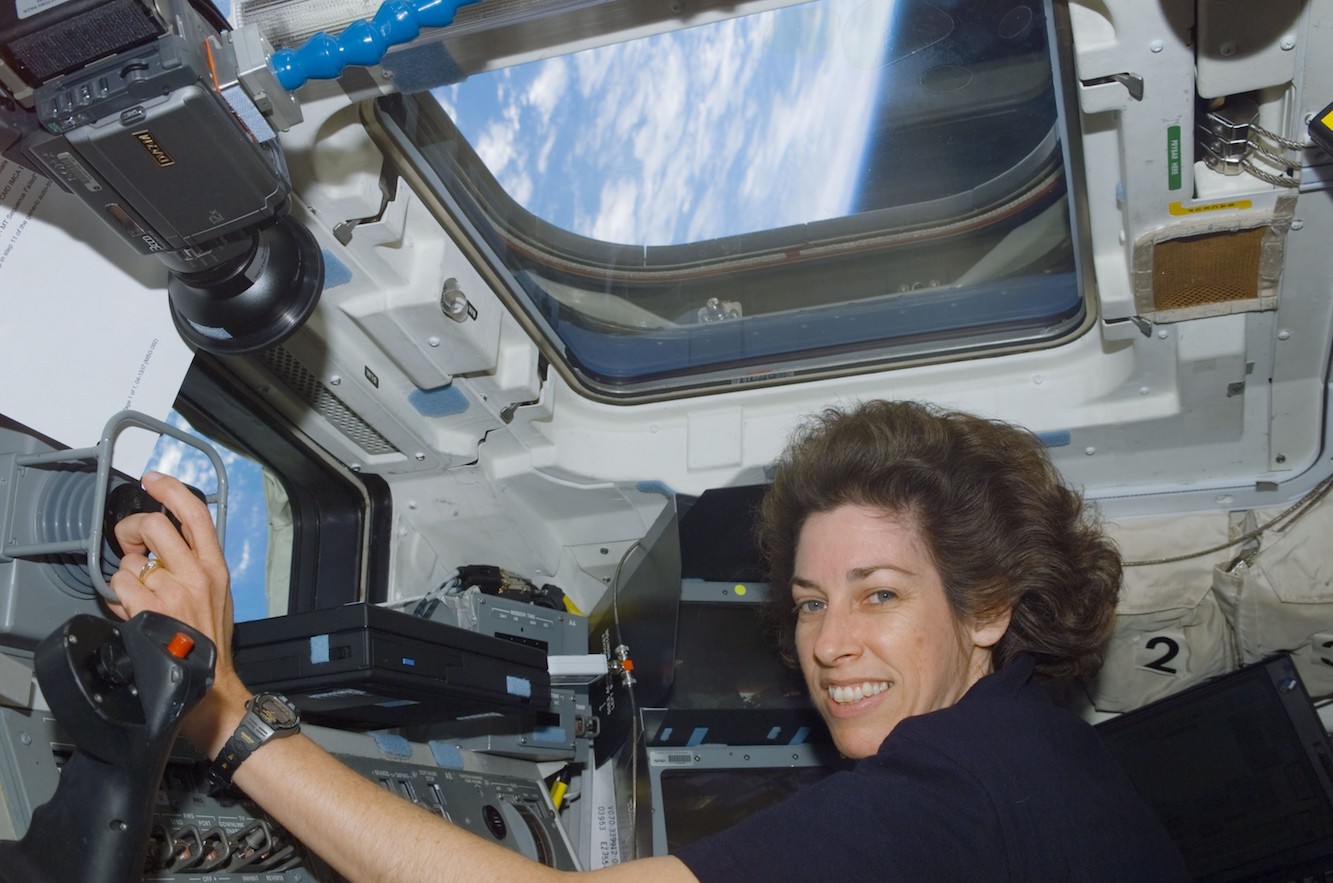 Ellen Ochoa, veteran astronaut, former director of the Johnson Space Center and vice chair of the National Science Board, on a space mission. (Photo: Business Wire)