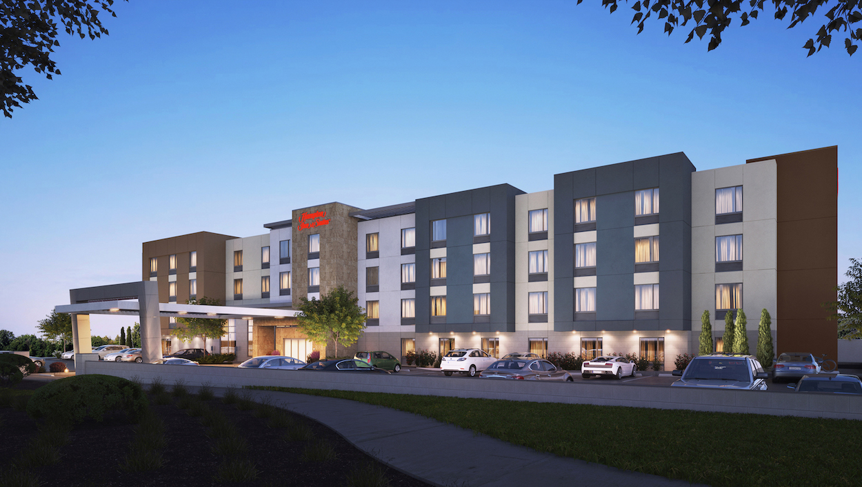 Hampton Inn & Suites rendering