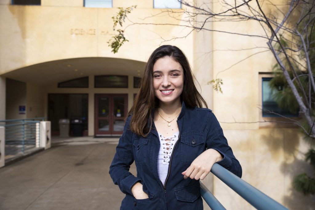 Lauren, who will graduate in May 2020, plans to pursue her Ph.D. in physics. (Photo by Andrew Reed)