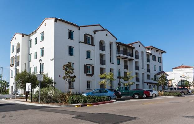 Luna at Pacific Highlands Ranch apartments. (Image from Affirmed Housing)