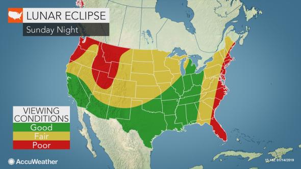 Lunar Eclipse Map