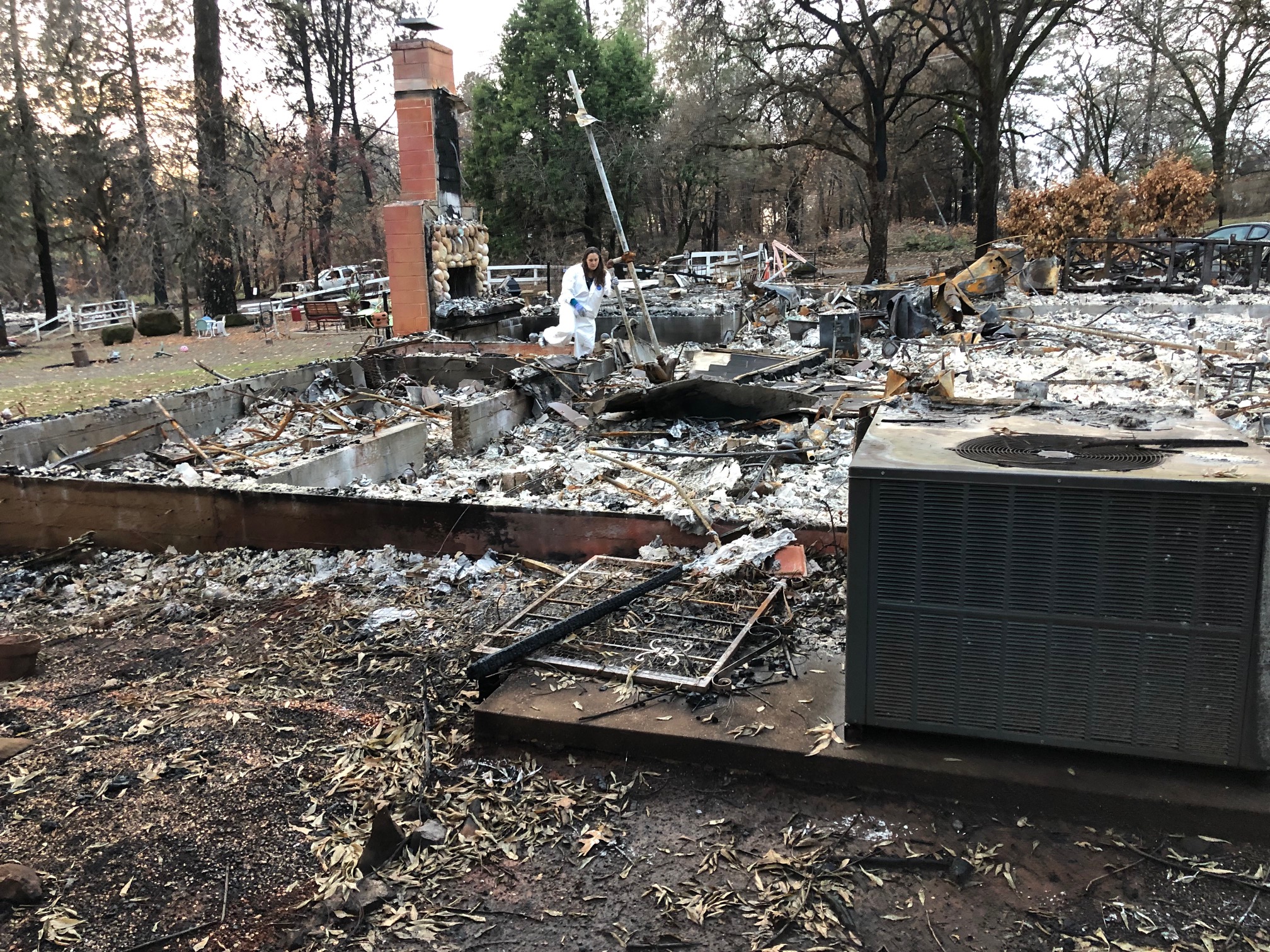 Homes devastated in the Camp Fire. (Photos courtesy CaseyGerry)