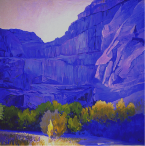 Carol Lindemulder, ‘October, Canyon de Chelly,’ 2002, oil on linen, Collection of Mary Peterson. (Image courtesy of the artist) 