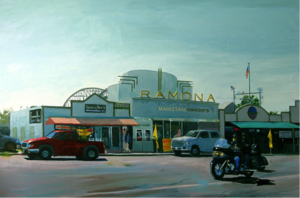 Carol Lindemulder, ‘Ramona Morning,’ 2002, oil on linen, Collection of San Diego History Center, Gift of Sandra and Bram Dijkstra, SDHC 2015.8. (Image courtesy of the artist)