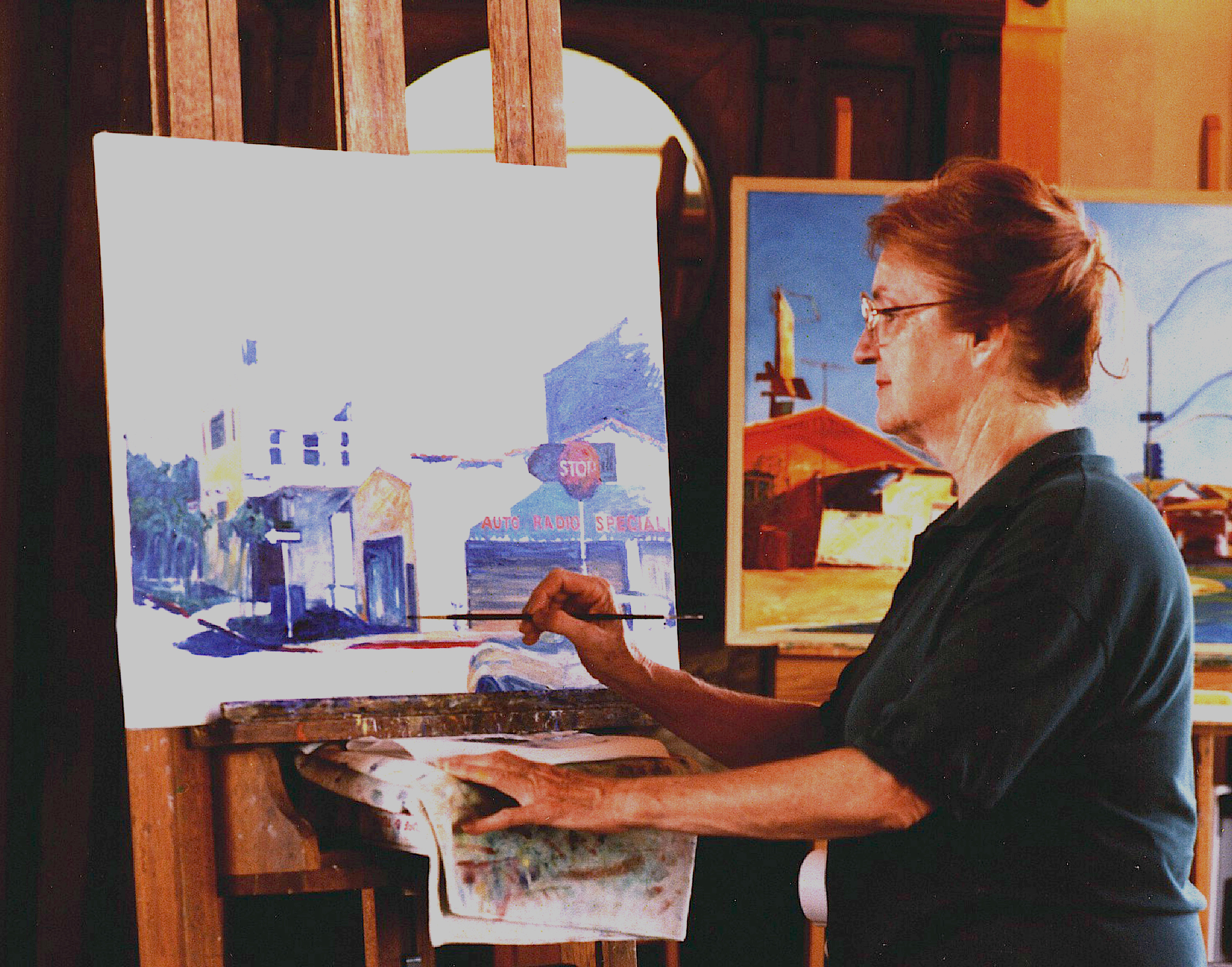 Carol Lindemulder at work.