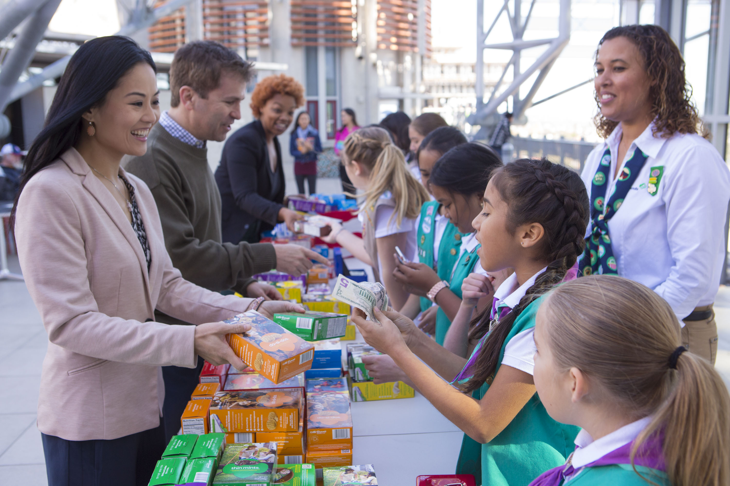 More than 14,000 Girl Scouts in San Diego and Imperial counties are taking part in the Girl Scout Cookie Program. (Photo courtesy of Girl Scouts San Diego/Imperial Counties)