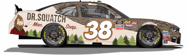 Dr. Squatch NASCAR vehicle