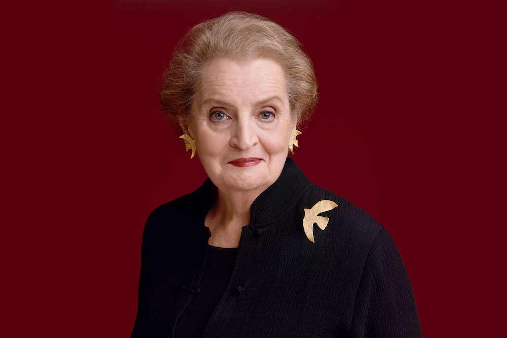 Madeleine Albright. (Photo credit: Timothy Greenfield-Sanders, courtesy of UC San Diego)