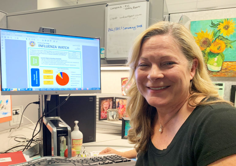 Brit Colanter is an epidemiologist with Public Health Services at the county Health and Human Services Agency. (Photo courtesy of County of San Diego)