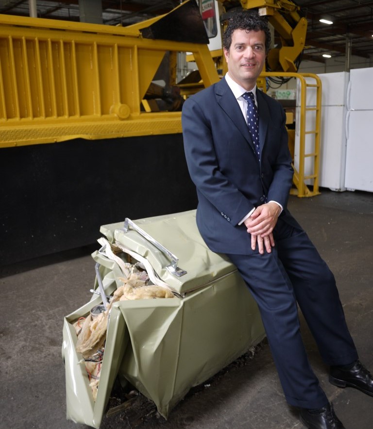 Jared Blumenfeld at a recycling event. (Photo via U.S. Environmental Protection Agency)