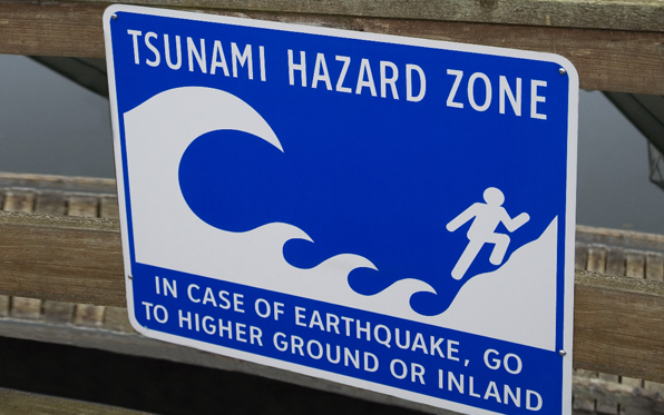 Tsunami sign